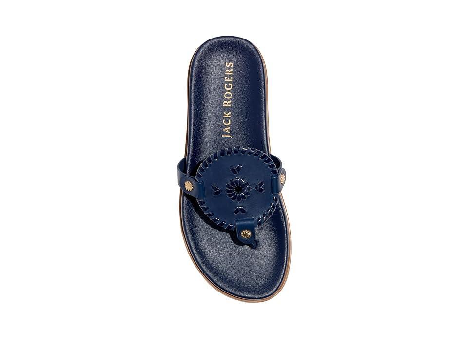 Jack Rogers Collins Casual - Leather (Midnight) Women's Sandals Product Image