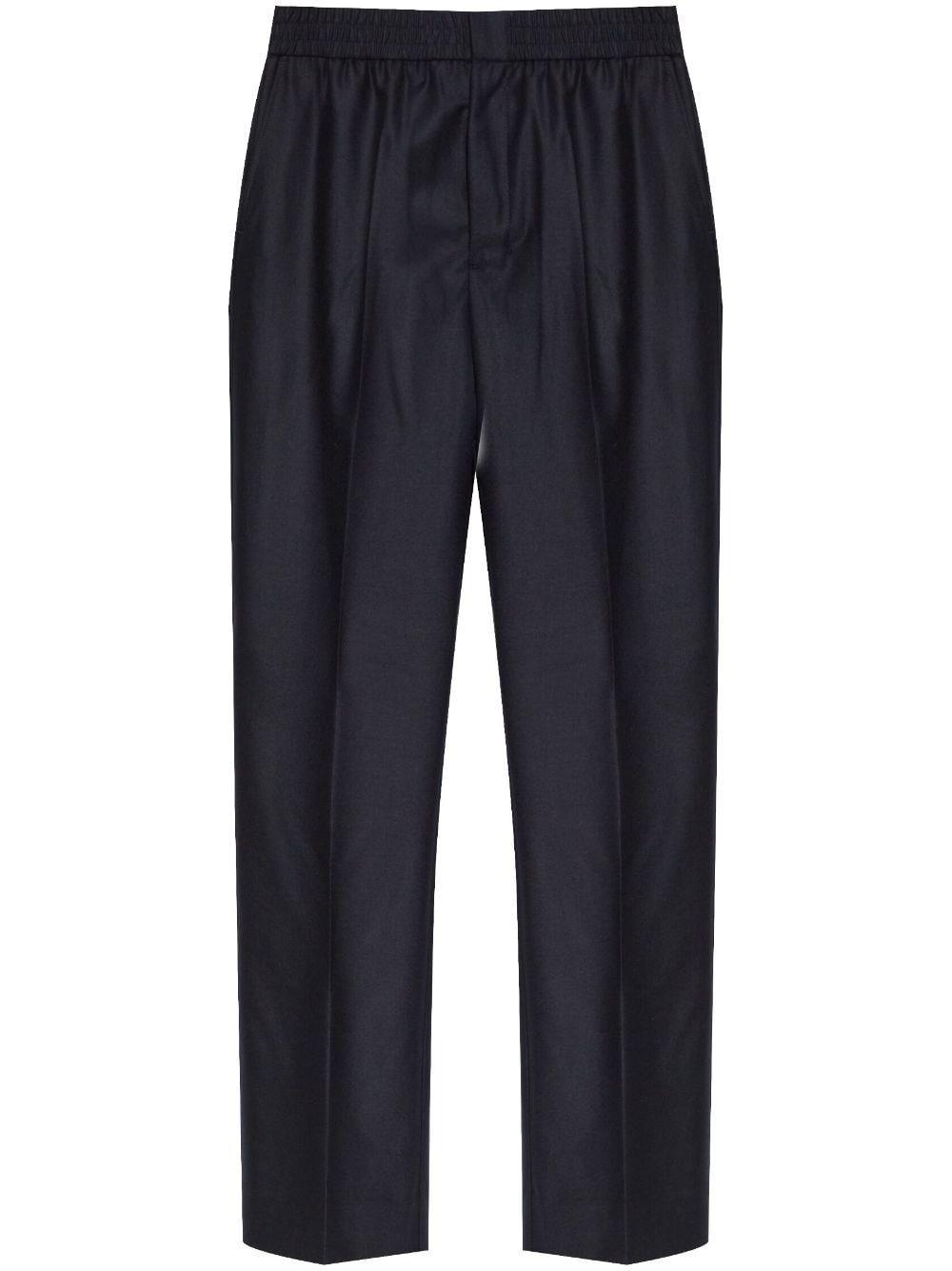 Wool Trousers In Blau Product Image