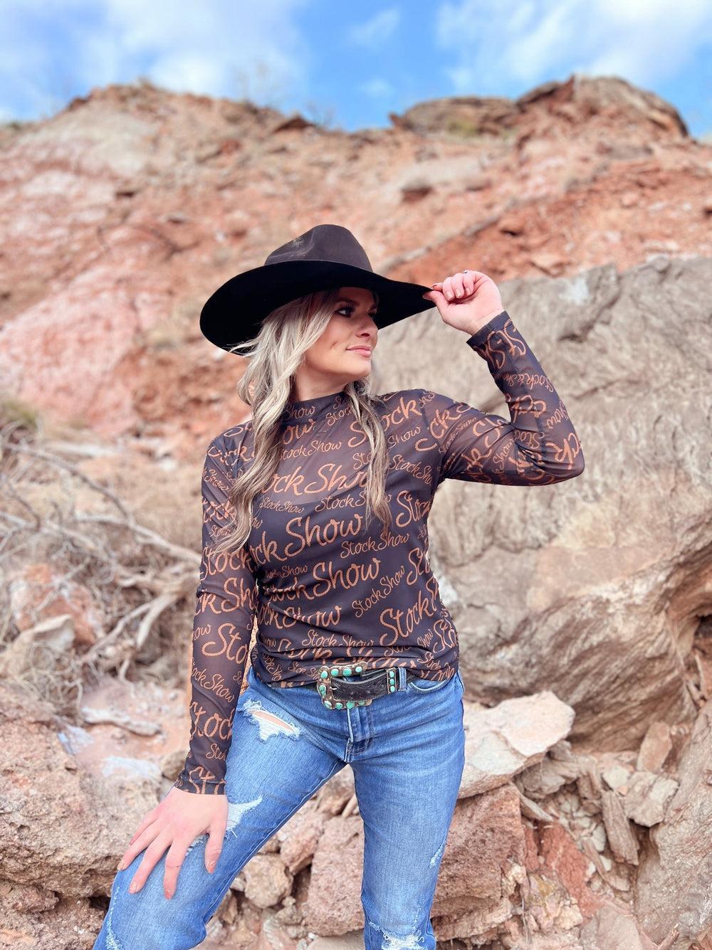 Sterling Kreek Stock Show Queen Mesh Top Product Image