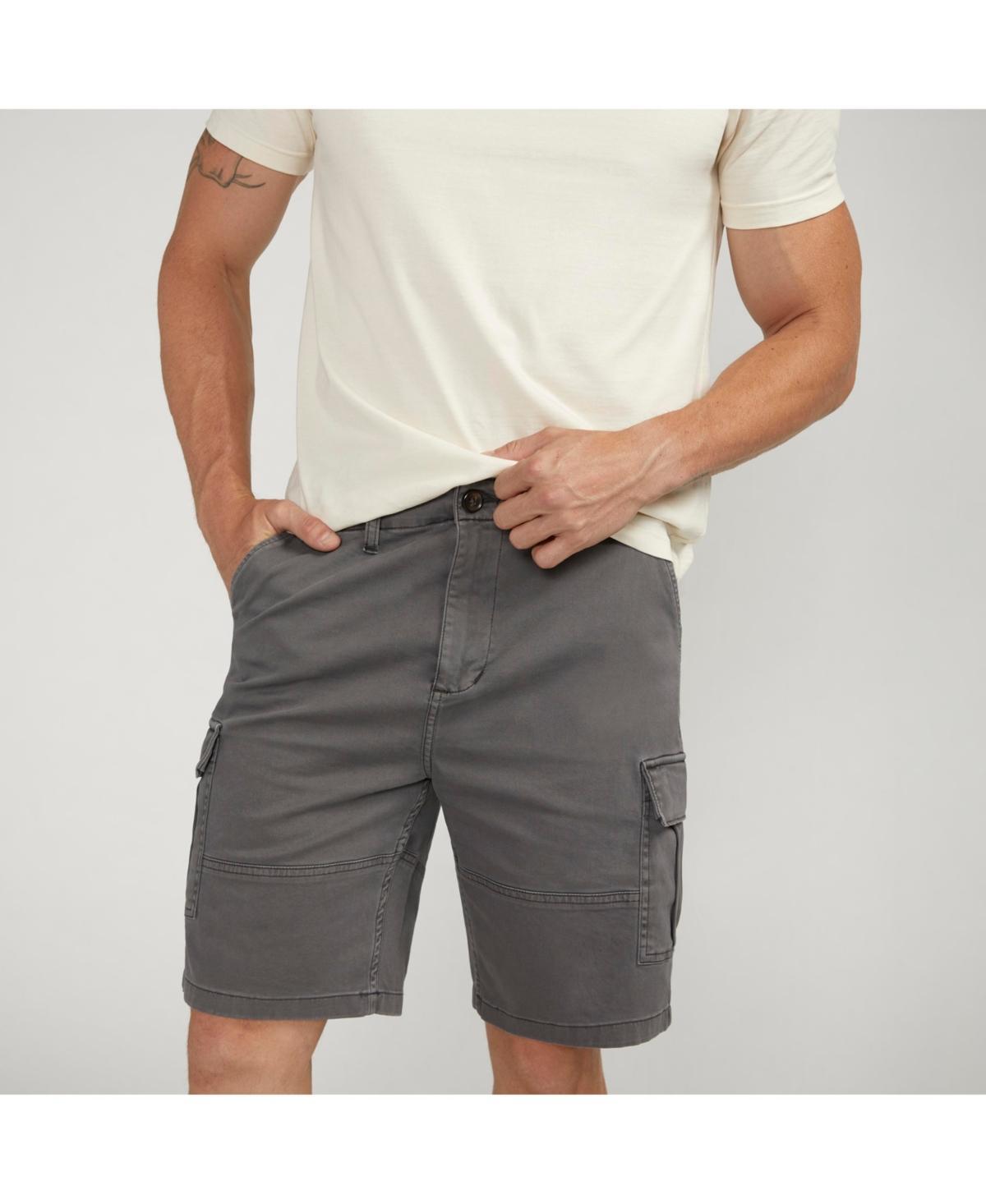 Silver Jeans Co. Stretch Cotton Twill Cargo Shorts Product Image