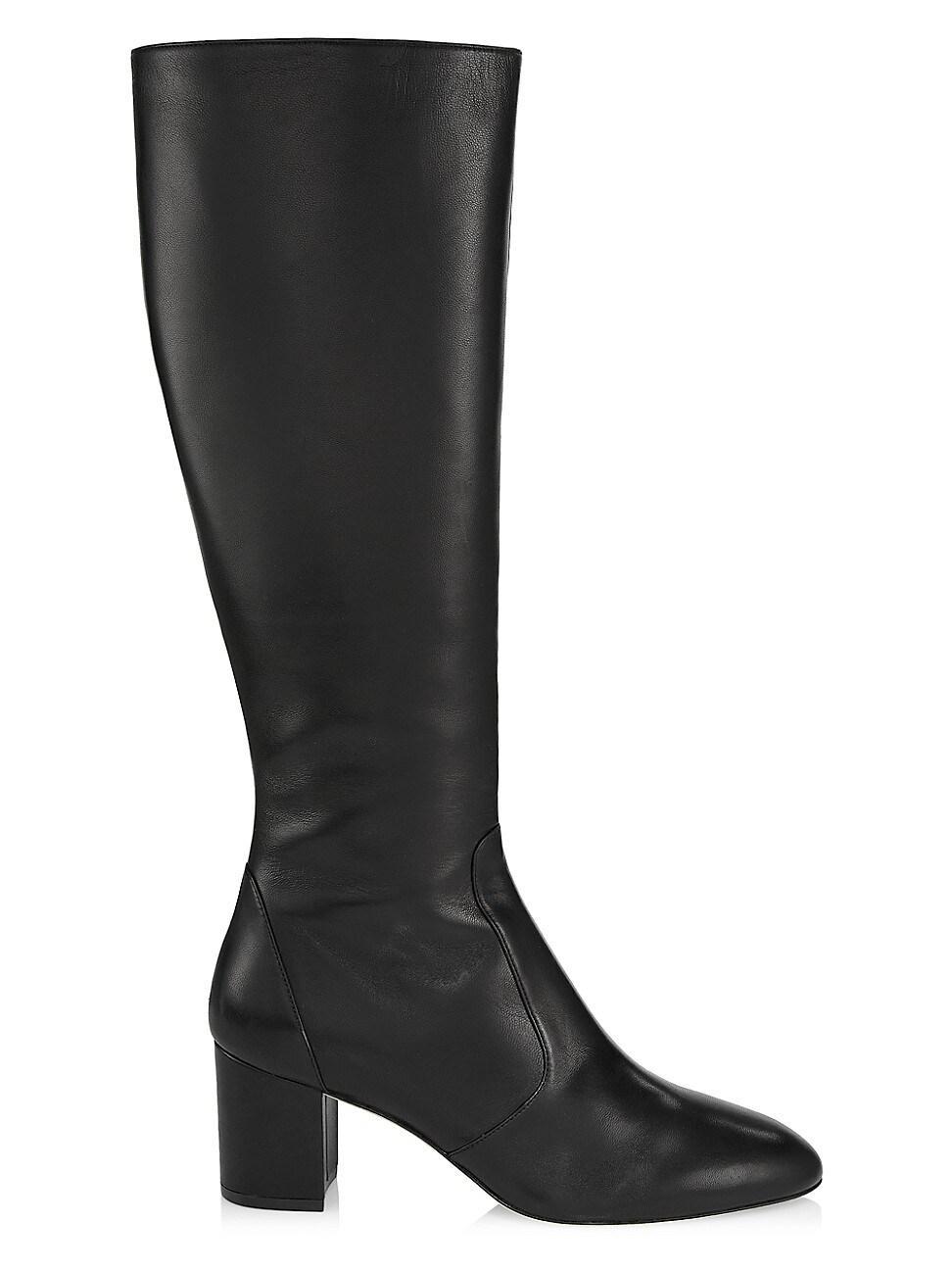 Womens Yuliana Leather Knee-High Boots Product Image