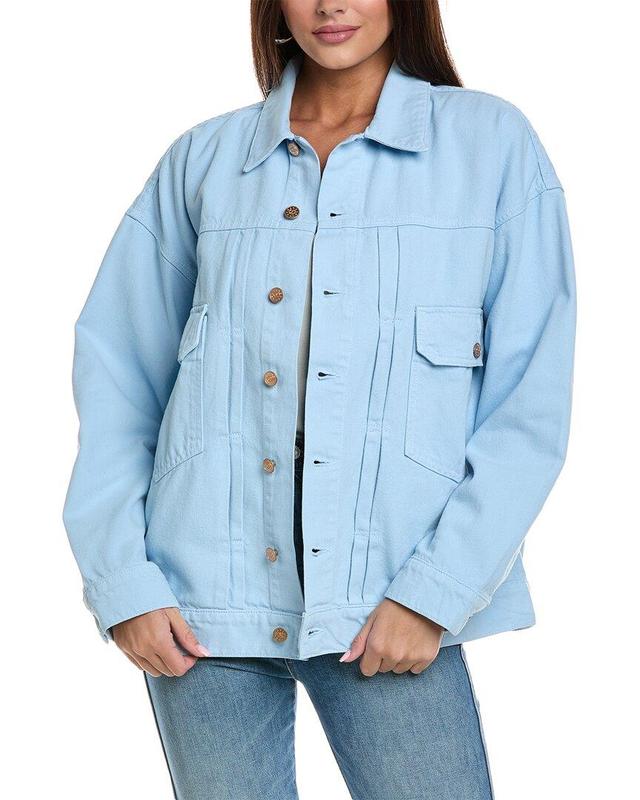 Denim Snacks The Big Bite Jacket In Blue Product Image