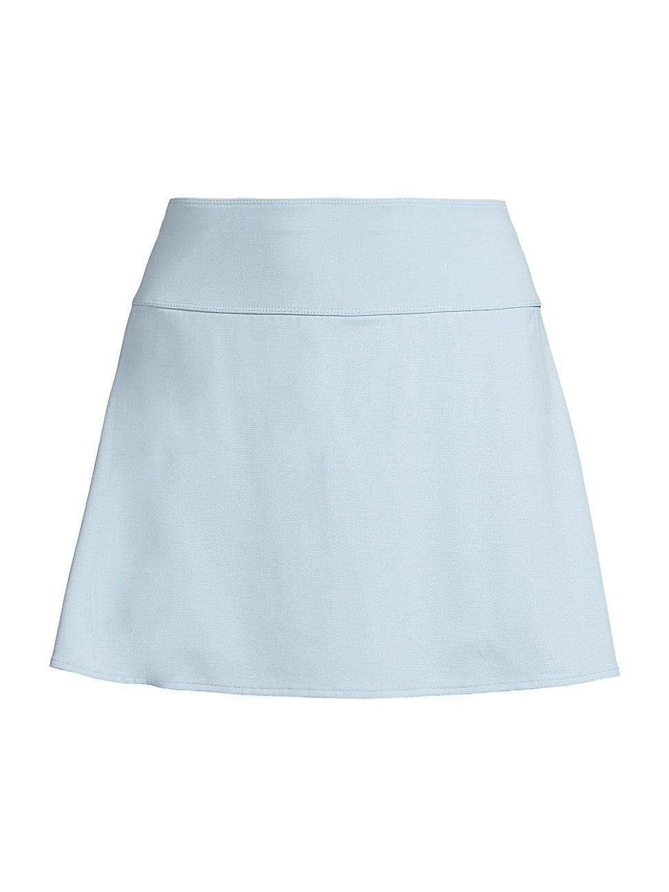 Womens Kimberly Pleated-Back Miniskirt product image