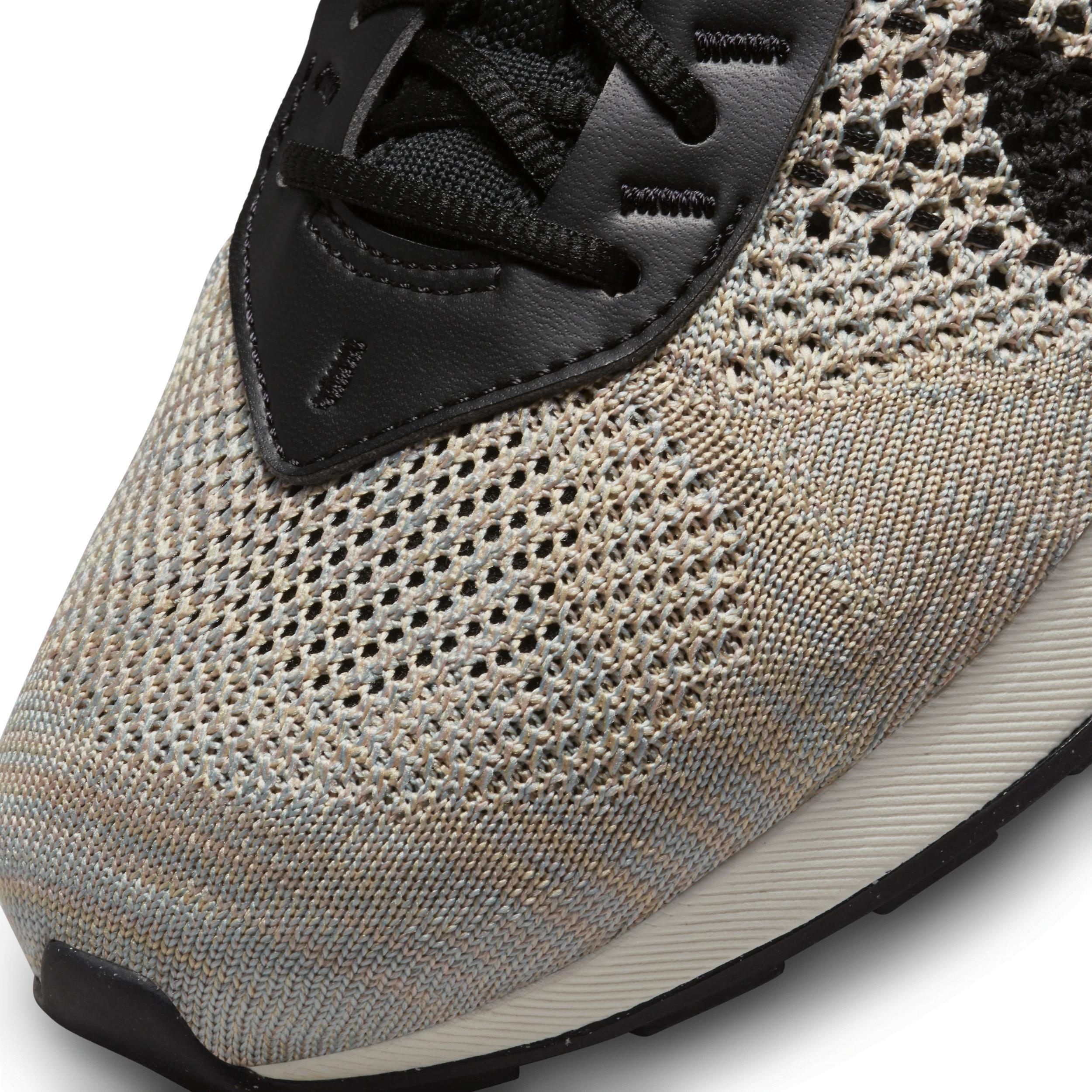 Nike Womens Air Max Flyknit Racer - Shoes Black/White Product Image