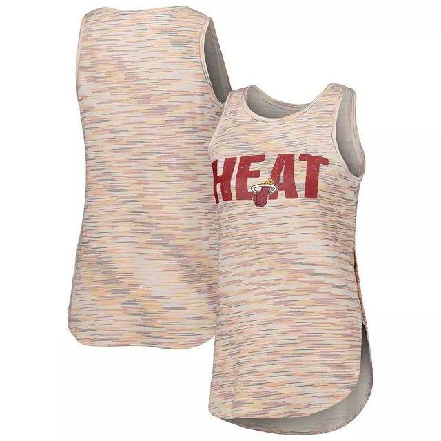 Womens Concepts Sport Miami Heat Sunray Tank Top Product Image