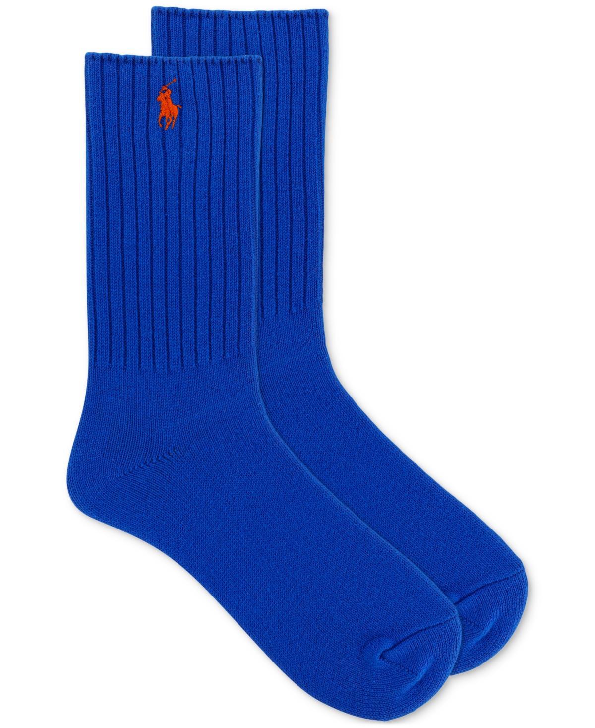 Polo Ralph Lauren Womens Classic Ribbed Crew Socks Product Image