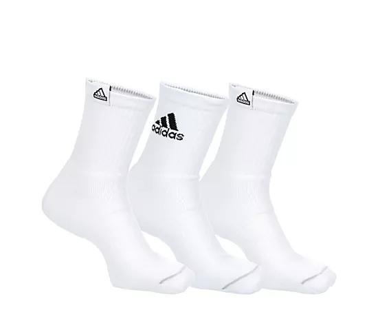 Adidas Men's Cushioned High Quarter Socks 3 Pairs Product Image