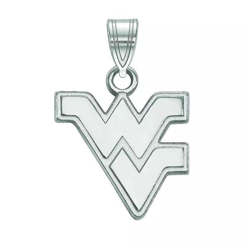 LogoArt 14K White Gold West Virginia Mountaineers Small Pendant, Womens 14k Whgold Product Image