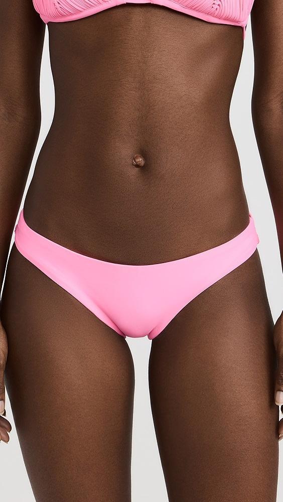 PQ Swim Basic Ruched Bikini Bottoms | Shopbop Product Image