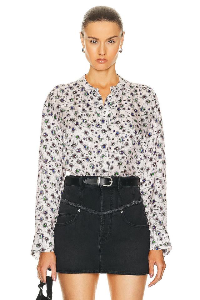 Isabel Marant Leidy Blouse in Cream Product Image