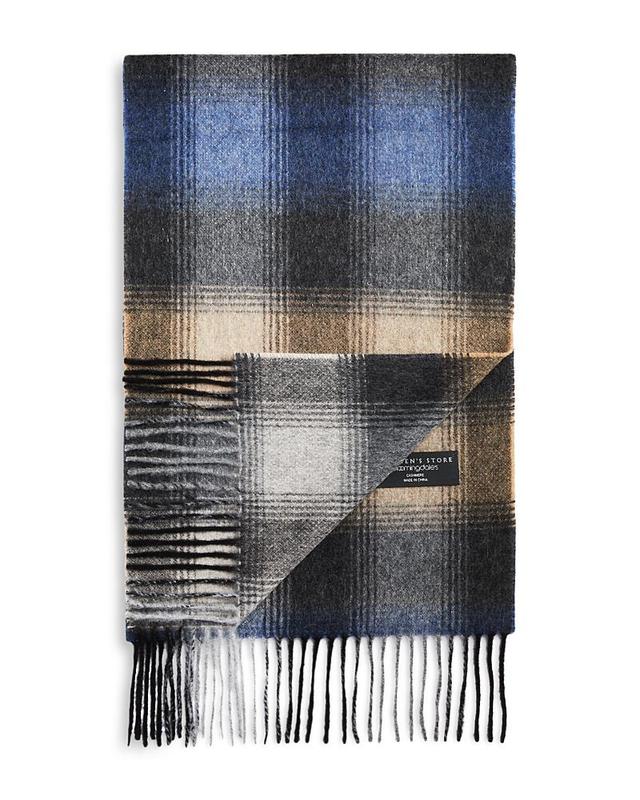 The Mens Store at Bloomingdales Shadow Colorblock Cashmere Scarf - Exclusive Product Image