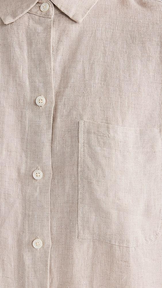 Alex Mill Kerry Shirtdress In Flax Linen | Shopbop Product Image