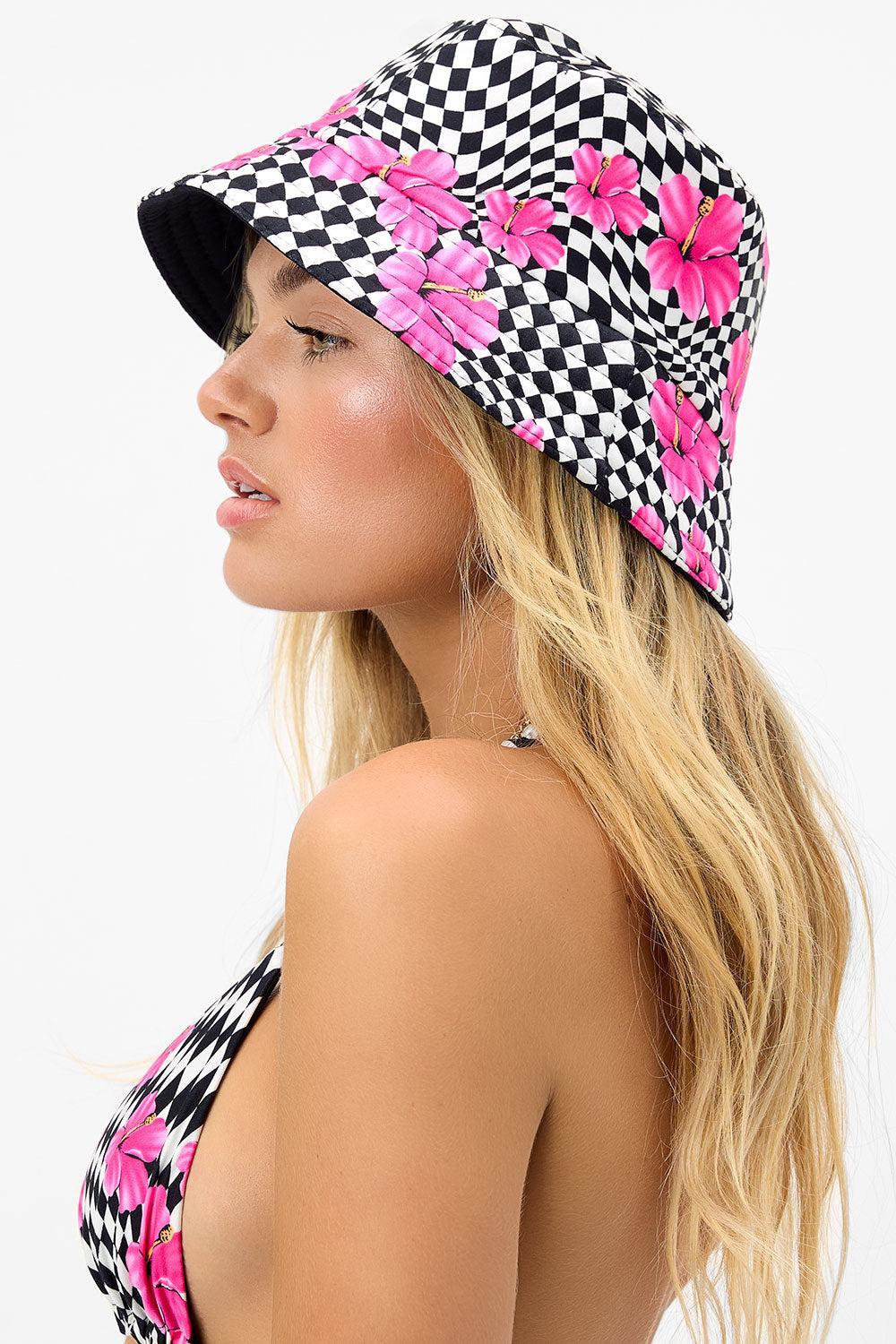 Jax Bucket Hat - Black Morrison Hibiscus Product Image