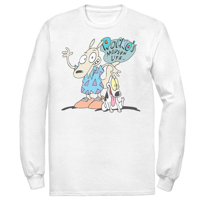 Mens Nickelodeon Rockos Modern Life Show Intro Tee Product Image