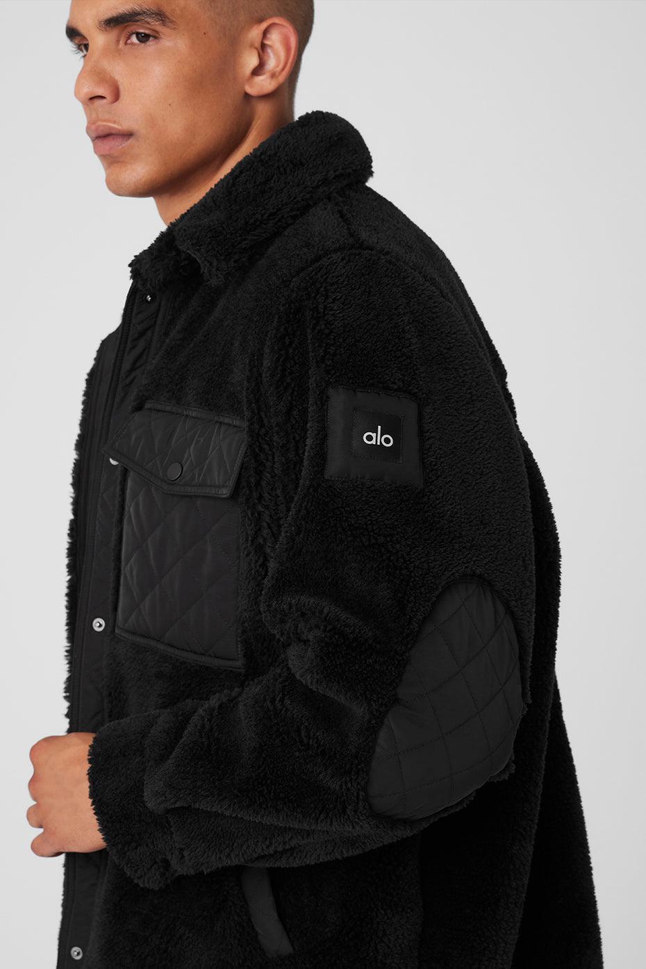 Sherpa Edge Shacket - Black Male Product Image