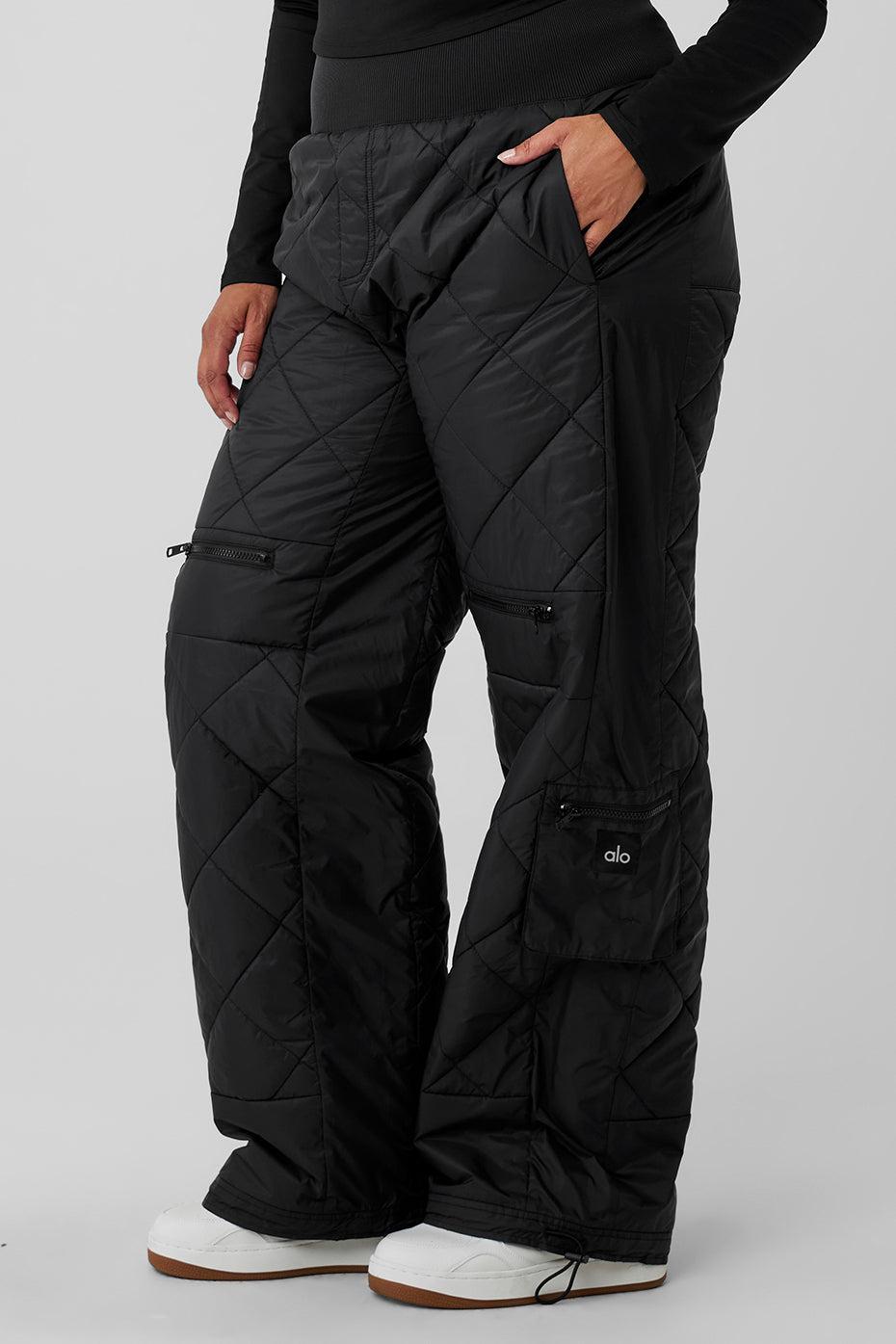 High-Waist Snowrider Puffer Pant - Black Female Product Image