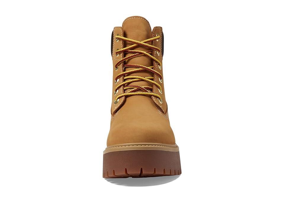 Timberland Stone Street 6 Waterproof Boot (Wheat Nubuck) Women's Boots Product Image