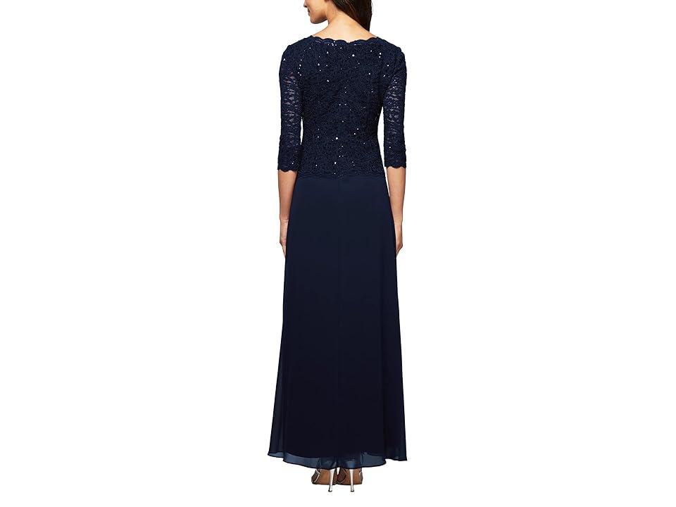 Alex Evenings Sequin Lace & Chiffon Gown Product Image