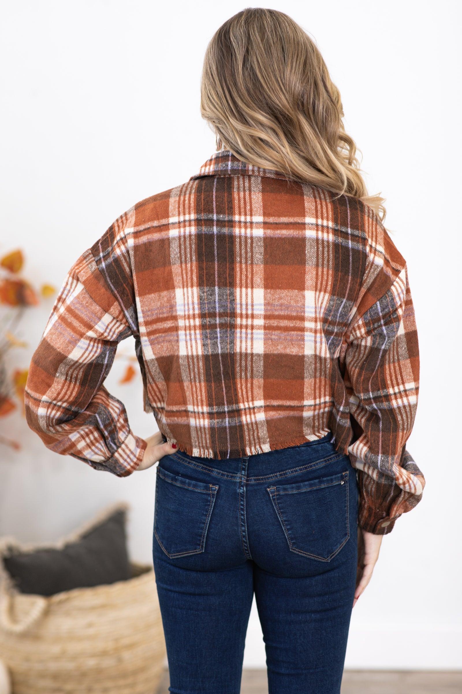 Chestnut Plaid Jacket Product Image