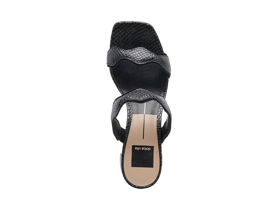 Dolce Vita Ilva Mid (Onyx Embossed Leather) Women's Sandals Product Image