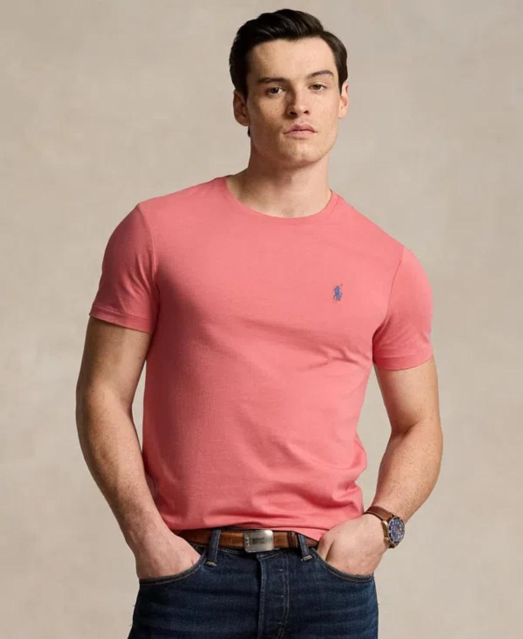 Men's Classic-fit Jersey Crewneck T-shirt In Adirondack Berry Product Image