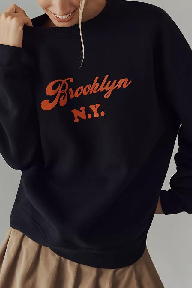 KULE The Oversized Brooklyn Graphic Sweatshirt Product Image