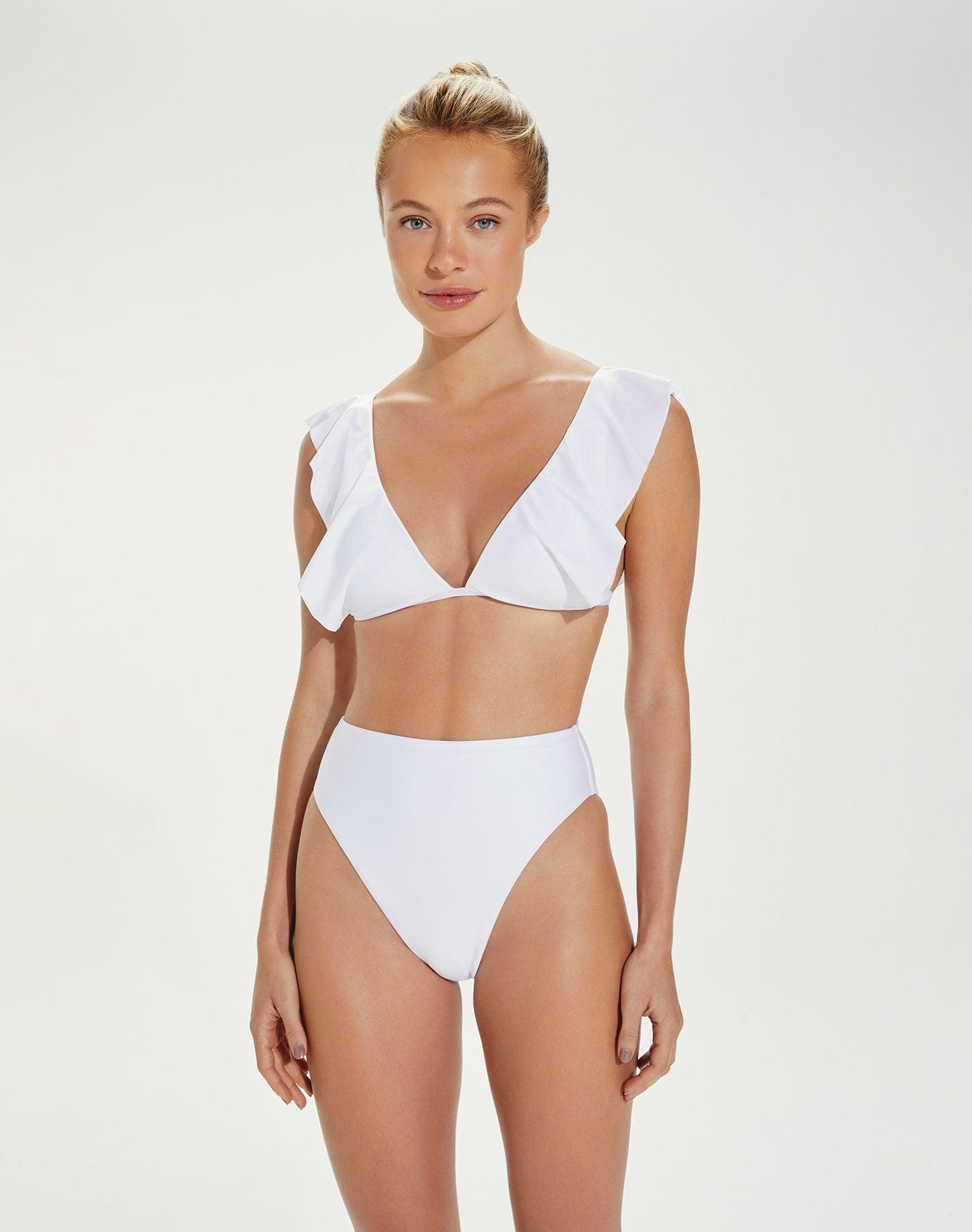 Gigi Hot Pant Bottom - White Product Image