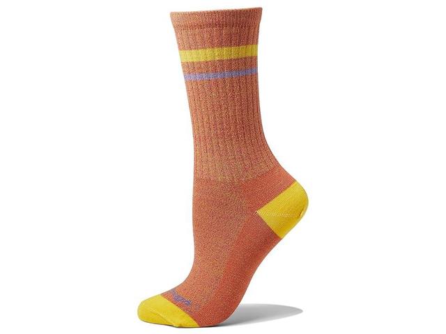 Darn Tough Vermont Letterman Crew Lightweight (Sunstone) Women's Crew Cut Socks Shoes Product Image