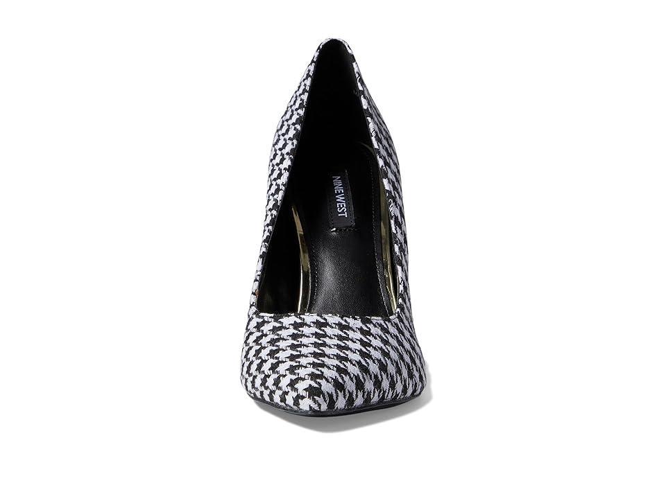 Nine West Tatiana Pump White Houndstooth) High Heels Product Image