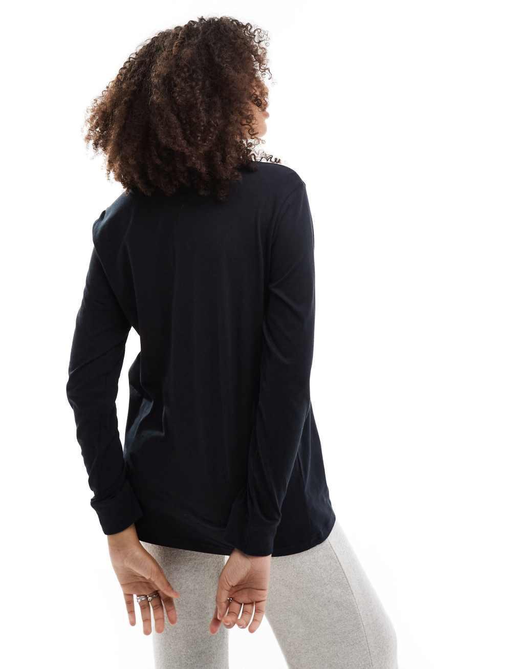 Columbia North Cascades long sleeve t-shirt in black and gem Product Image