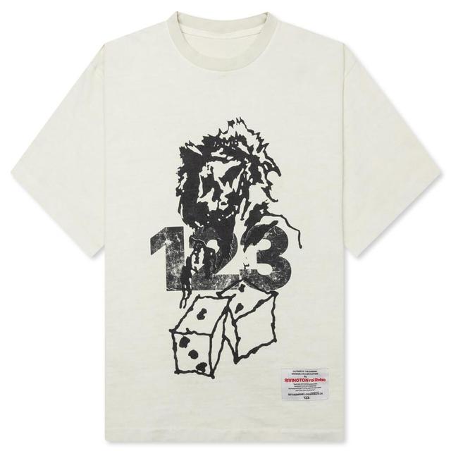 RIVINGTON roi Rebis x Feature I Must Win Tee - Vintage White Male Product Image