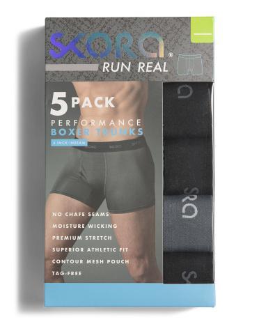 5pk Performance Boxer Briefs for Men Product Image