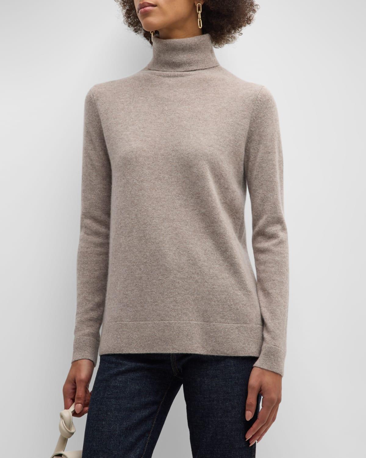 Cashmere Basic Turtleneck Top Product Image