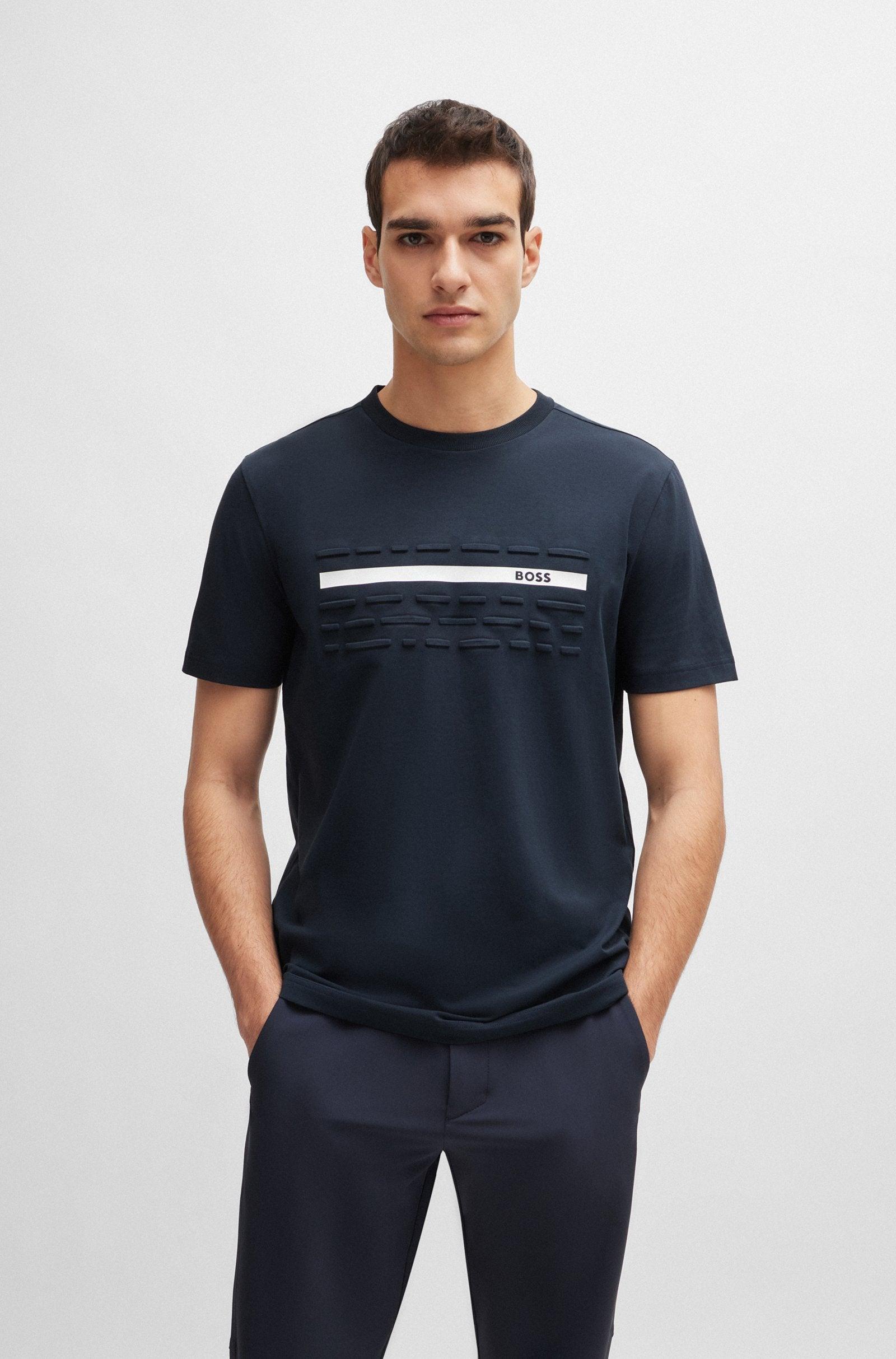 Boss Regular-Fit T-Shirt with Embossed Artwork Male Product Image