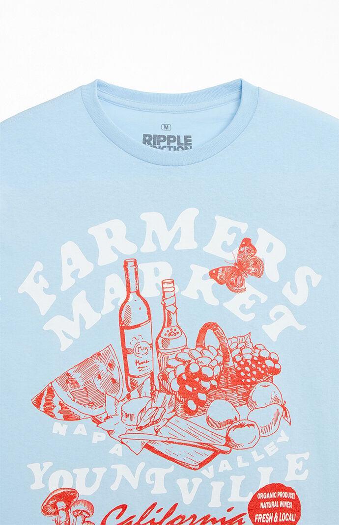 Mens Yountville Famers Market T-Shirt Product Image