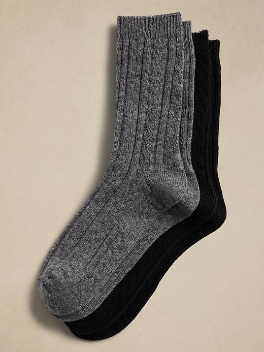 Cable Cozy Socks (2 Pack) Product Image