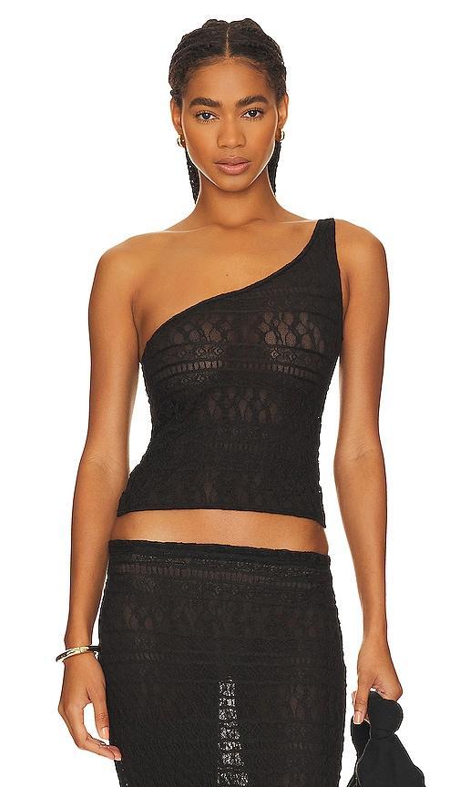 Lace One Shoulder Top product image