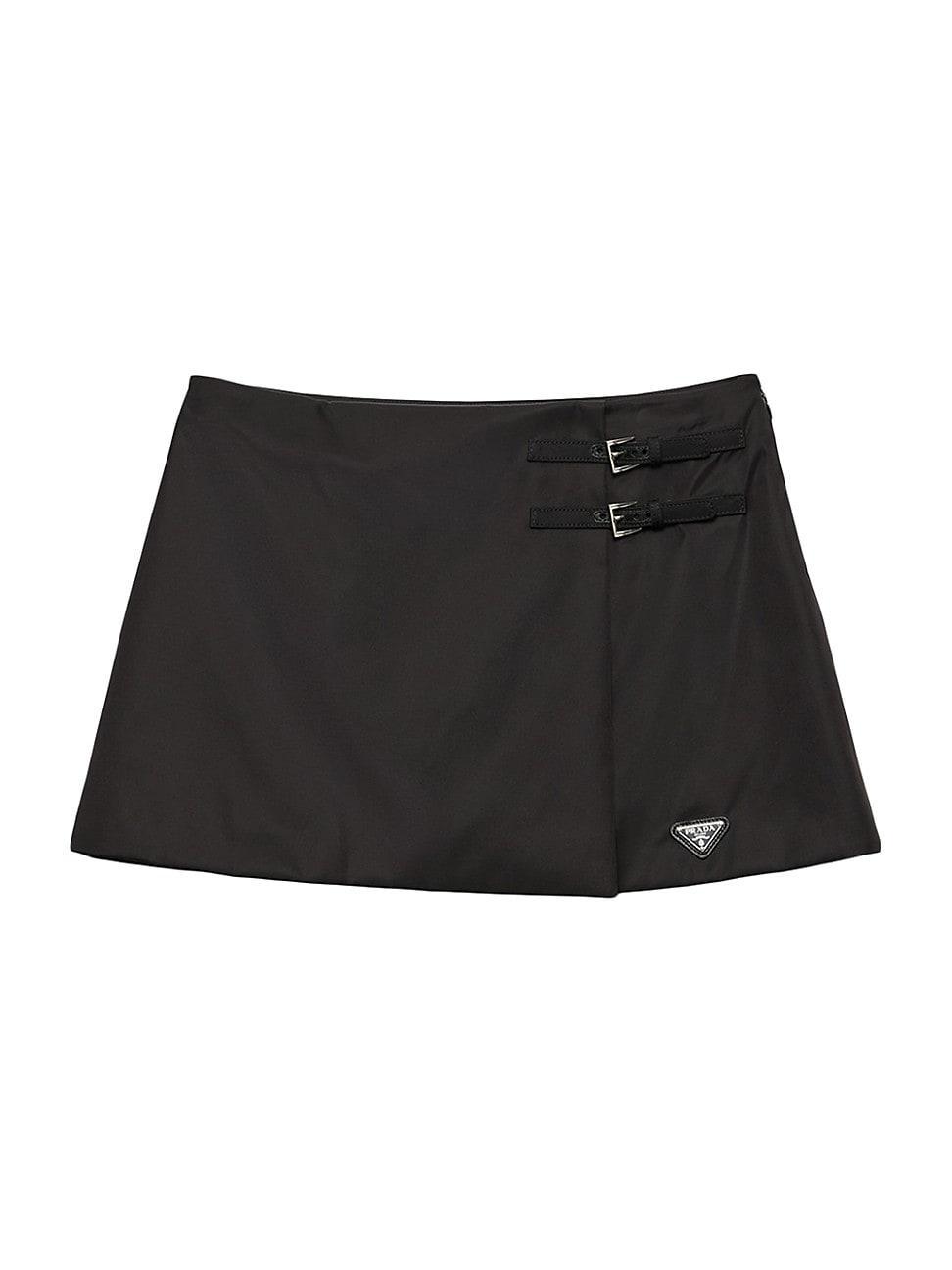 Womens Re-Nylon Wraparound Miniskirt Product Image