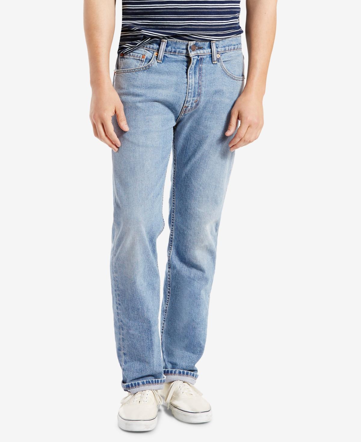 Levis Mens 505 Regular Fit Stretch Jeans Product Image