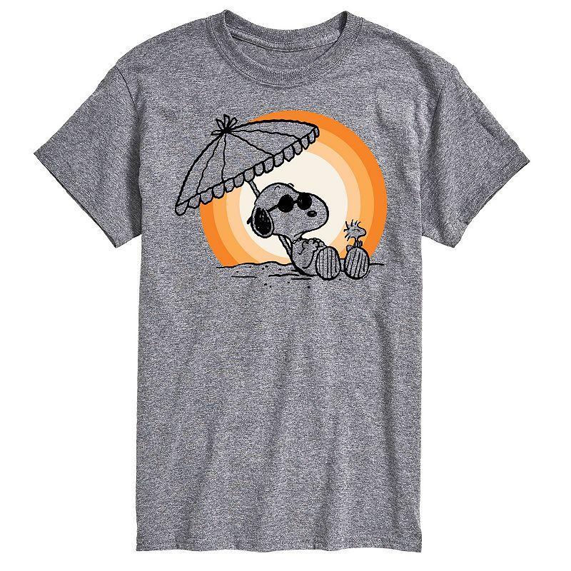 Big & Tall Peanuts Snoopy Sunset Graphic Tee, Mens Product Image