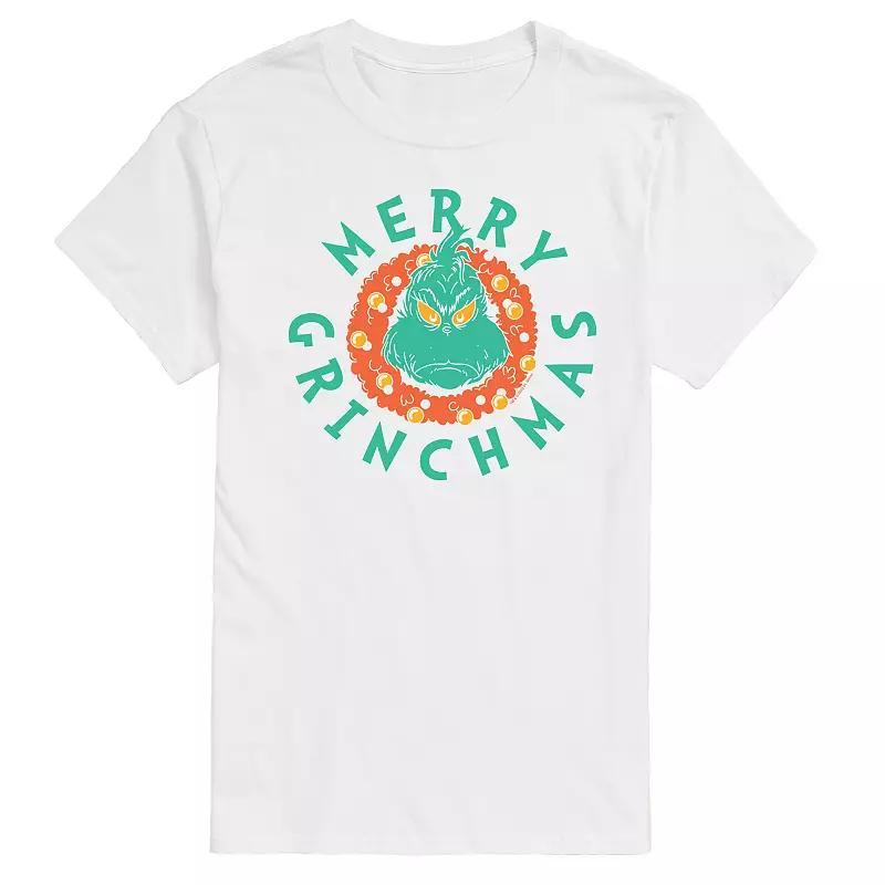 Mens Dr. Seuss The Grinch Merry Grinchmas Graphic Tee Product Image