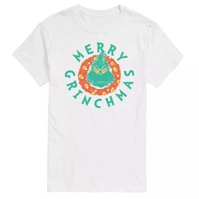 Big & Tall Dr. Seuss The Grinch Merry Grinchmas Graphic Tee, Mens Product Image