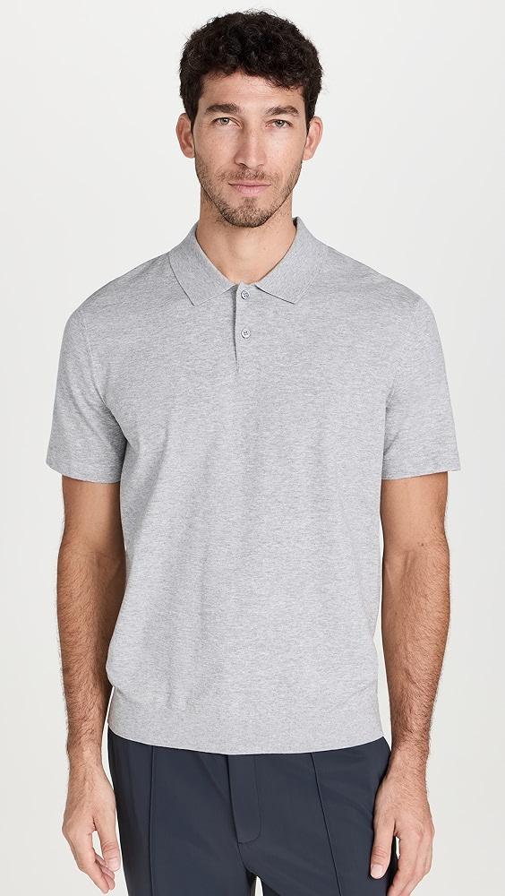 Theory Goris Short Sleeve Knit Polo | Shopbop Product Image