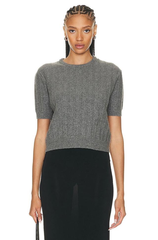 KHAITE Esmeralda Sweater in Grey Product Image