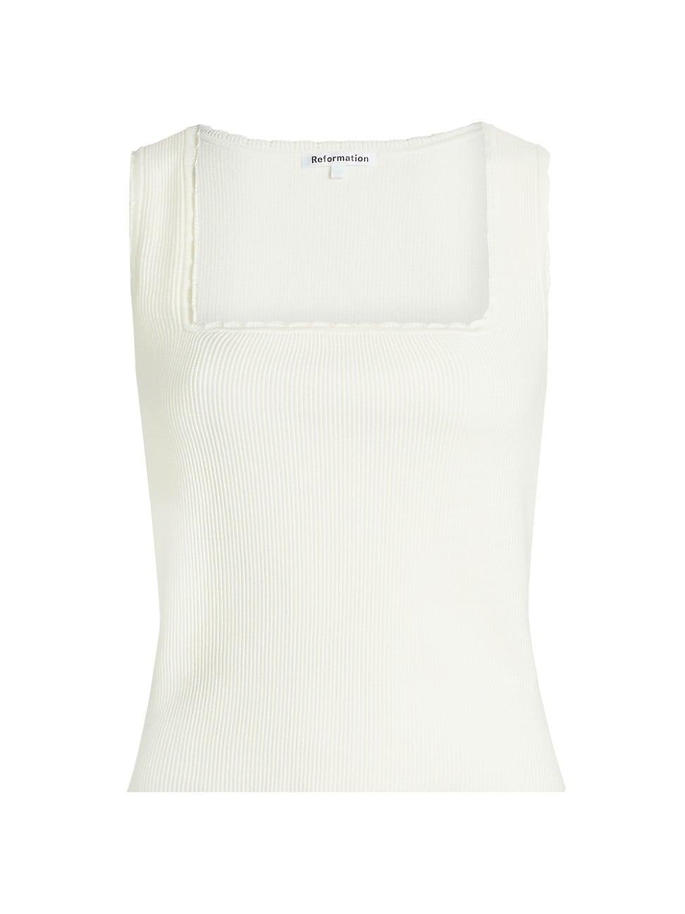 Womens Nalini Cotton-Blend Tank Top Product Image