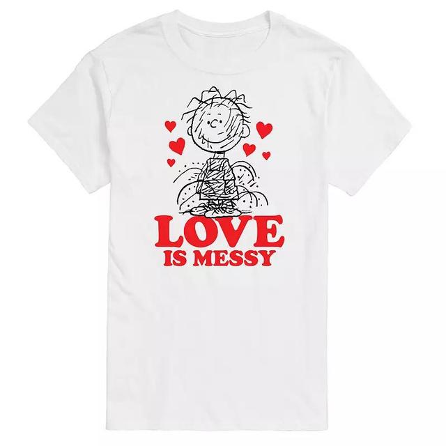 Big & Tall Peanuts Pigpen Love Messy Tee, Mens Product Image