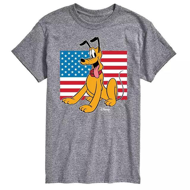 Disneys Pluto Mens Americana Flag Graphic Tee Product Image