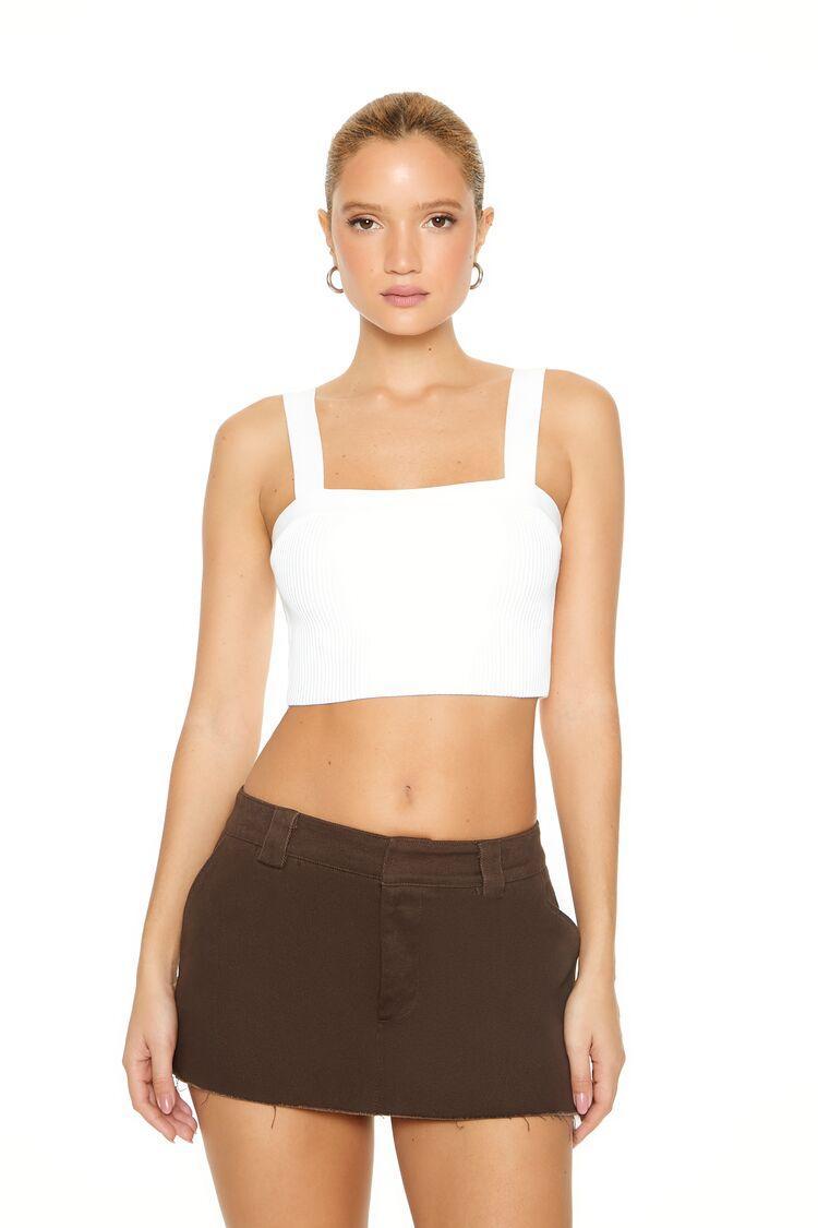 Ribbed Sweater-Knit Crop Top | Forever 21 Product Image