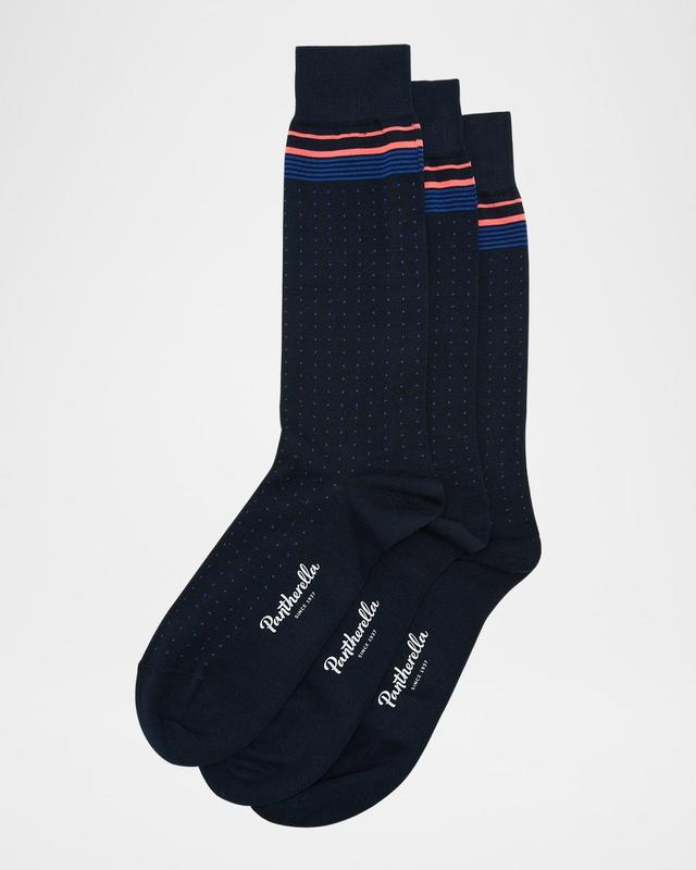 Men's Barfield Fil d'Ecosse Dotted Socks Product Image