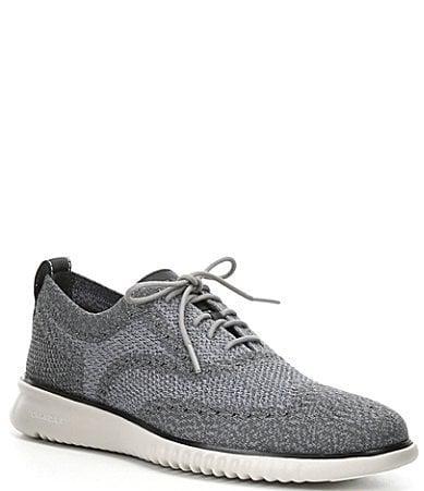 Cole Haan Mens 2.ZERGRAND Knit Stitchlite Wingtip Oxfords Product Image